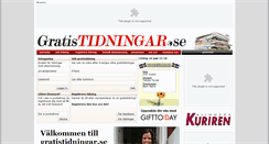Desktop Screenshot of gratistidningar.se